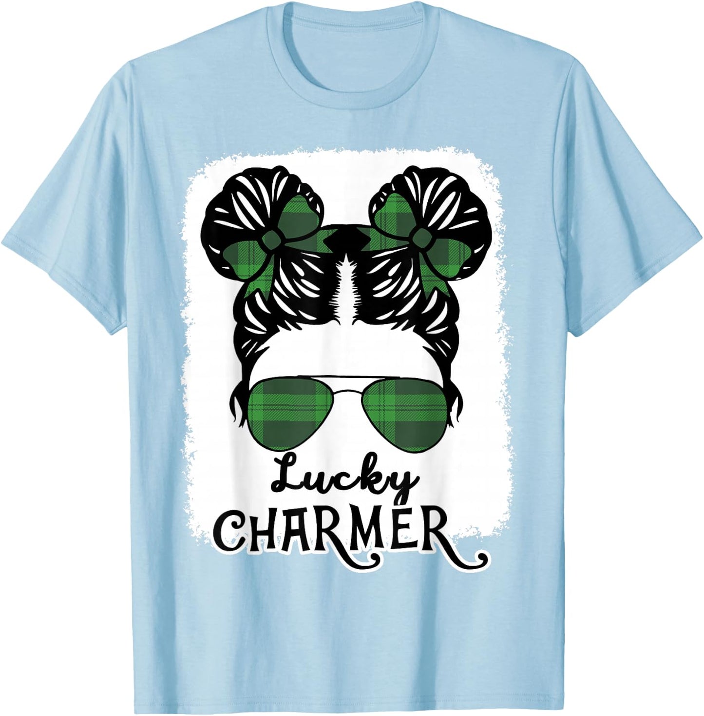 St Patricks Day Lucky Charmer Irish Girl Teen Toddler T-Shirt - T-Shirt | Light Blue