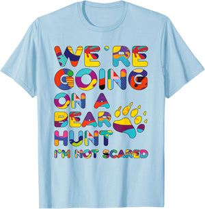 Cool going on a bear hunt I'm not scared for kids T-Shirt - T-Shirt | Light Blue