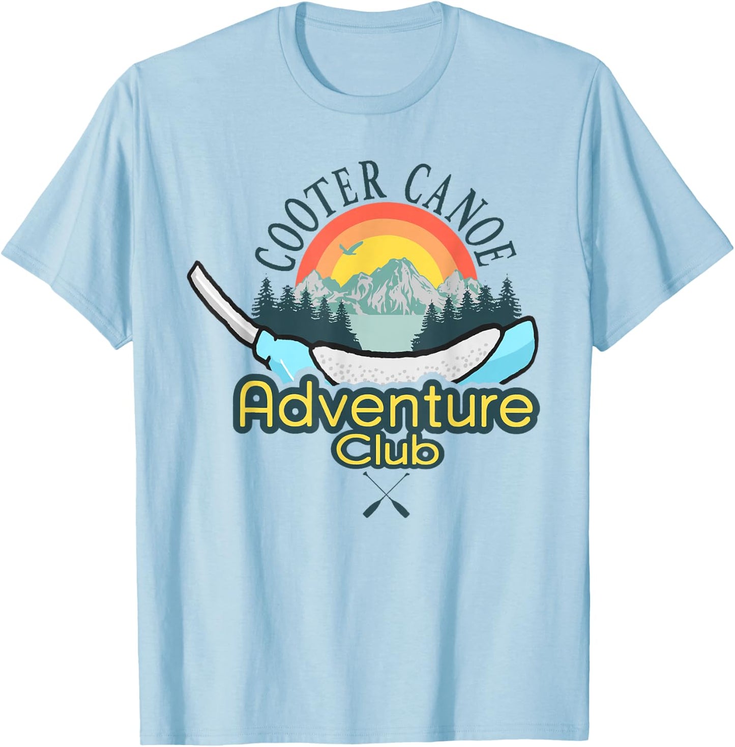 Cooter Canoe Purewick Funny Nursing ICU ED ER Med Surg Nurse T-Shirt - T-Shirt | Light Blue
