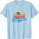 Vintage Bradenton Florida FL Classic 70s Retro Surfer T-Shirt - T-Shirt | Light Blue