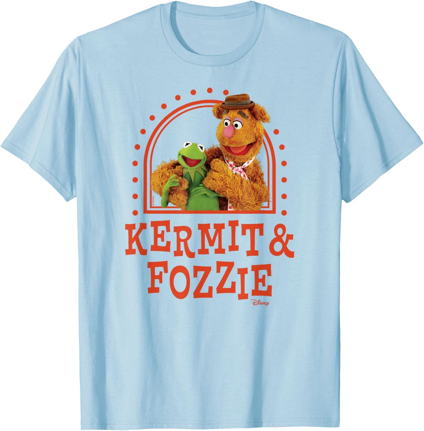 The Muppets - Kermit & Fozzie T-Shirt - T-Shirt | Light Blue