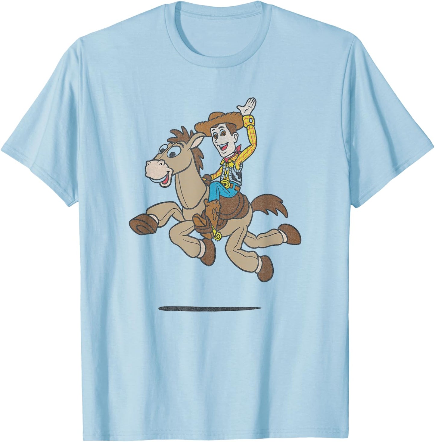 Disney Toy Story Woody and Bullseye Running T-Shirt - T-Shirt | Light Blue
