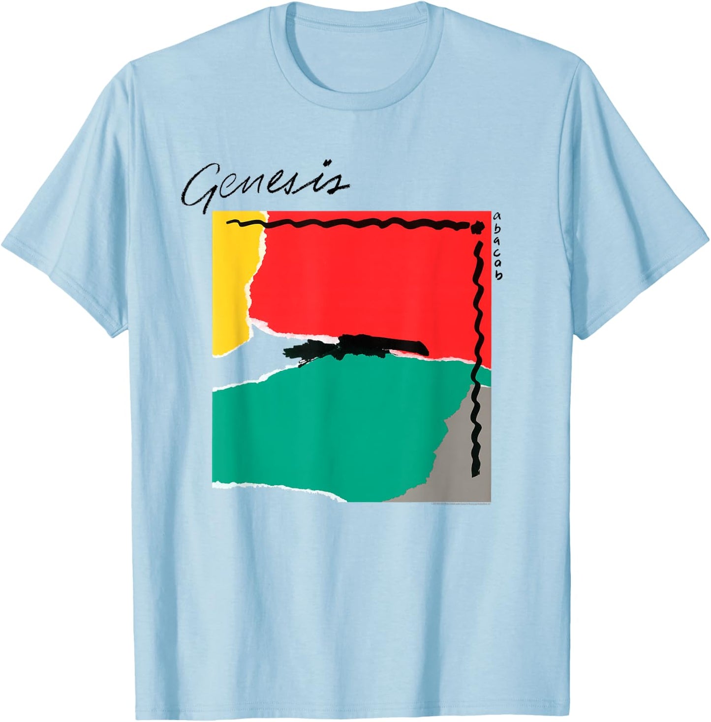 Genesis Abacab T-Shirt - T-Shirt | Light Blue