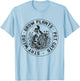 Grow Plants Pet Cats Stay Weird Funny Skeleton Gardening Cat T-Shirt - T-Shirt | Light Blue