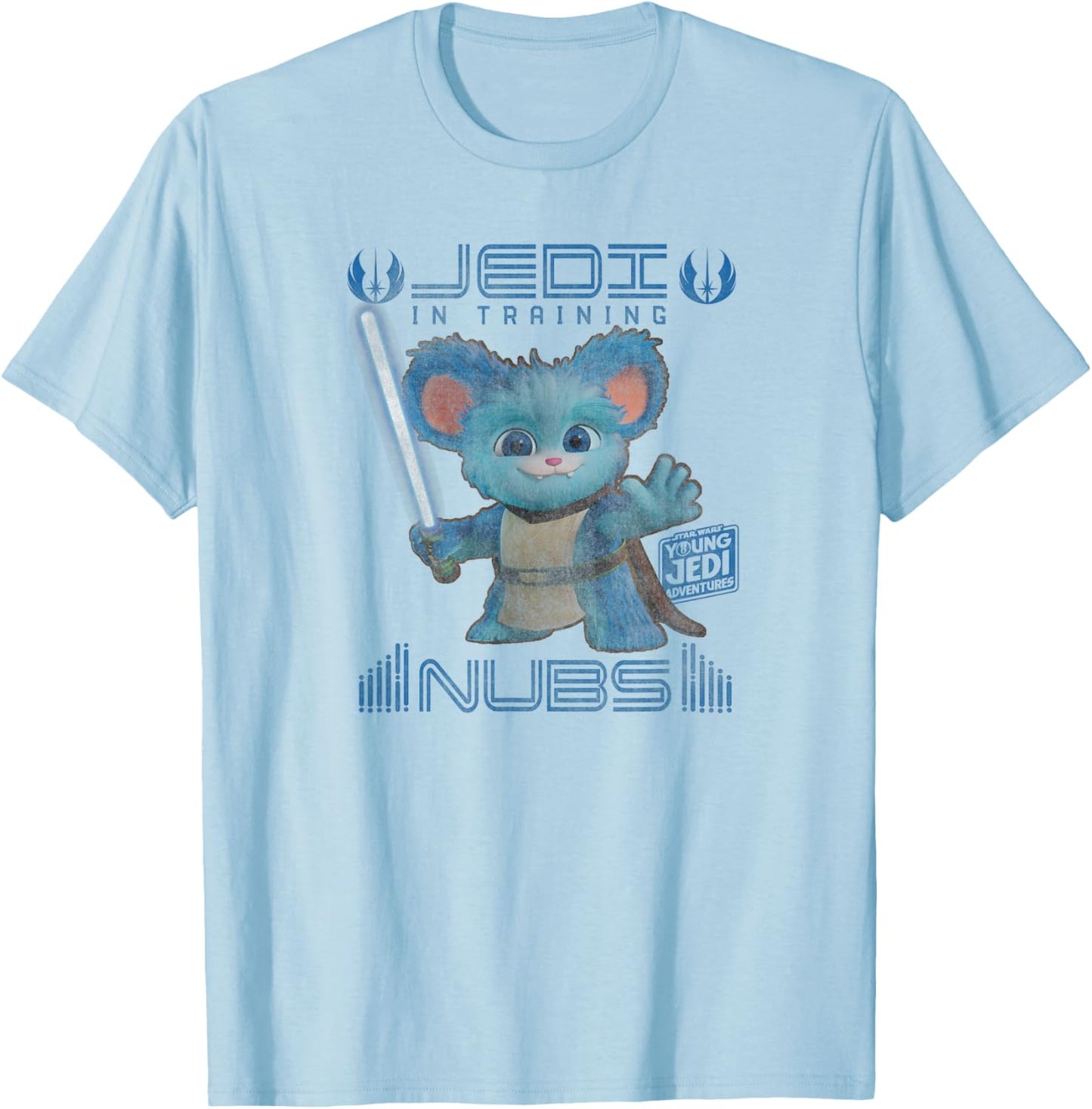 Star Wars: Young Jedi Adventures Nubs Jedi In Training T-Shirt - T-Shirt | Light Blue