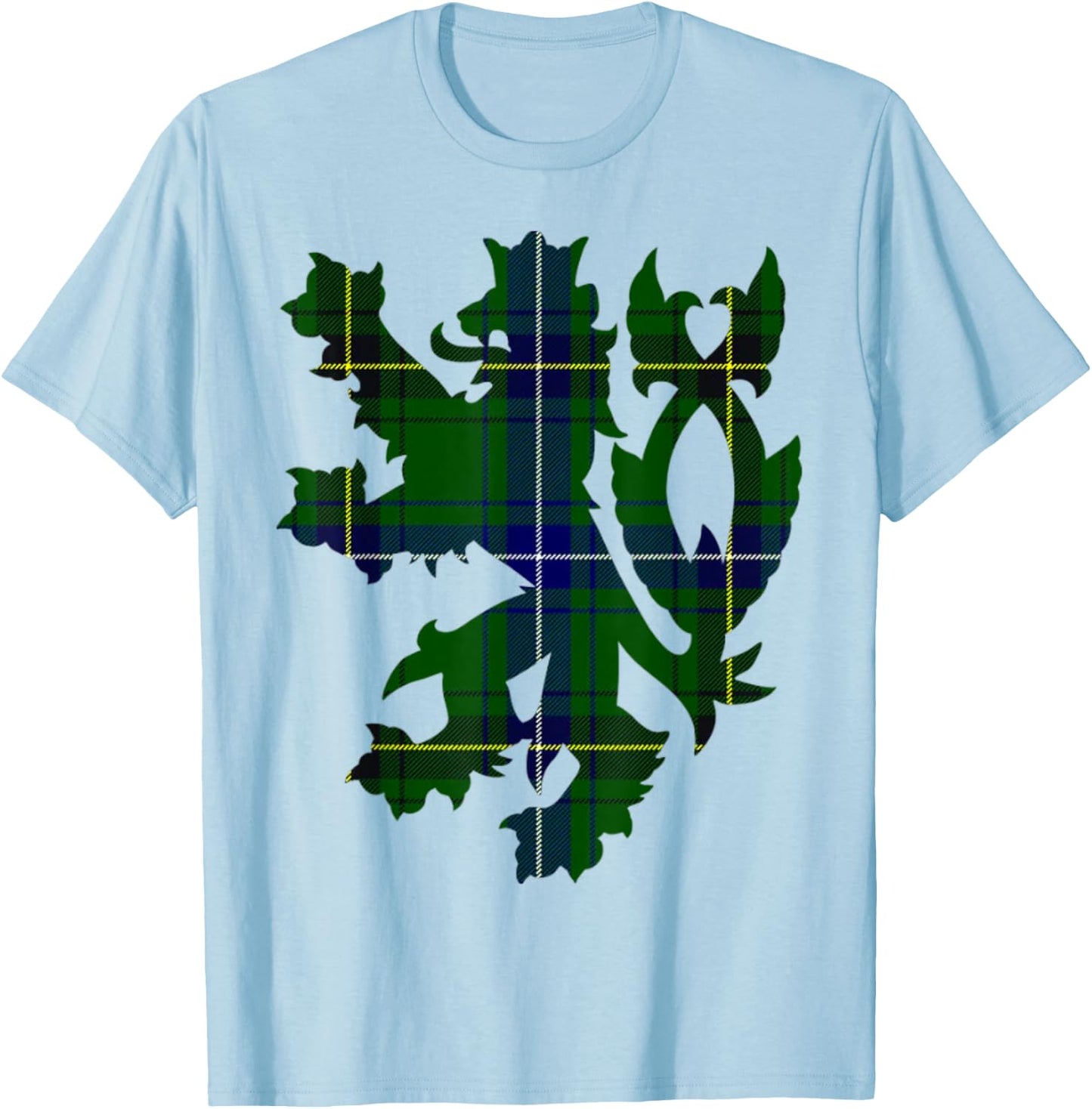Clan Henderson Tartan Scottish Family Name Scotland Pride T-Shirt - T-Shirt | Light Blue