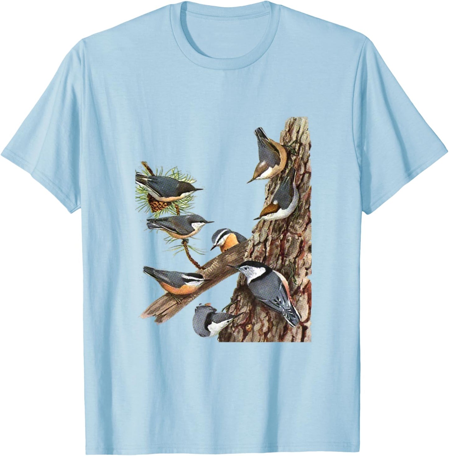 Nuthatch T-Shirt - T-Shirt | Light Blue