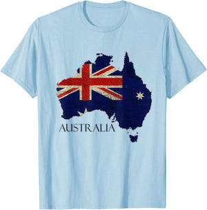 Women Australia, Girls Australia, Australia Shirt T-Shirt - T-Shirt | Light Blue