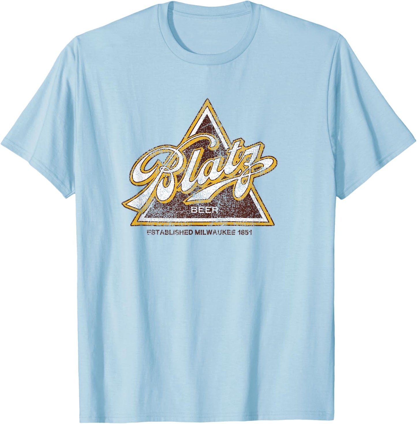 Blatz Beer Vintage Style - Logo T-Shirt - T-Shirt | Light Blue