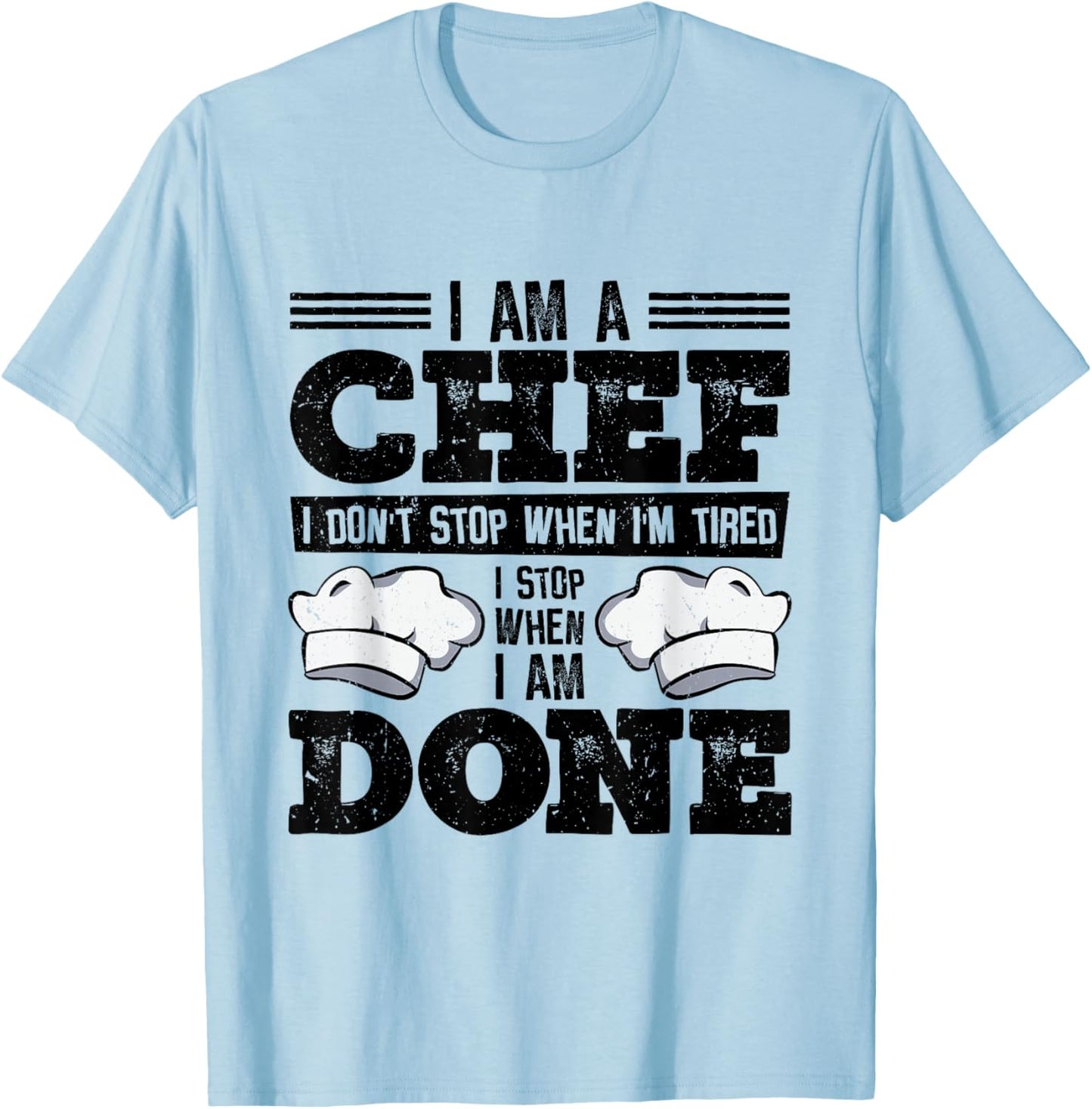 Chef Cooking Meals Culinary Cook T-Shirt - T-Shirt | Light Blue