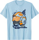 Star Wars Rebels Luke Skywalker Pilot Helmet Animated Logo T-Shirt - T-Shirt | Light Blue