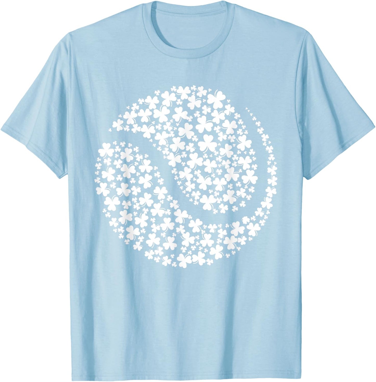 Funny Shamrock Tennis Ball St. Patrick's Day Irish Men Boys T-Shirt - T-Shirt | Light Blue