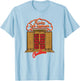 WB100 Casablanca Rick's Café Amèricain Vintage Logo T-Shirt - T-Shirt | Light Blue