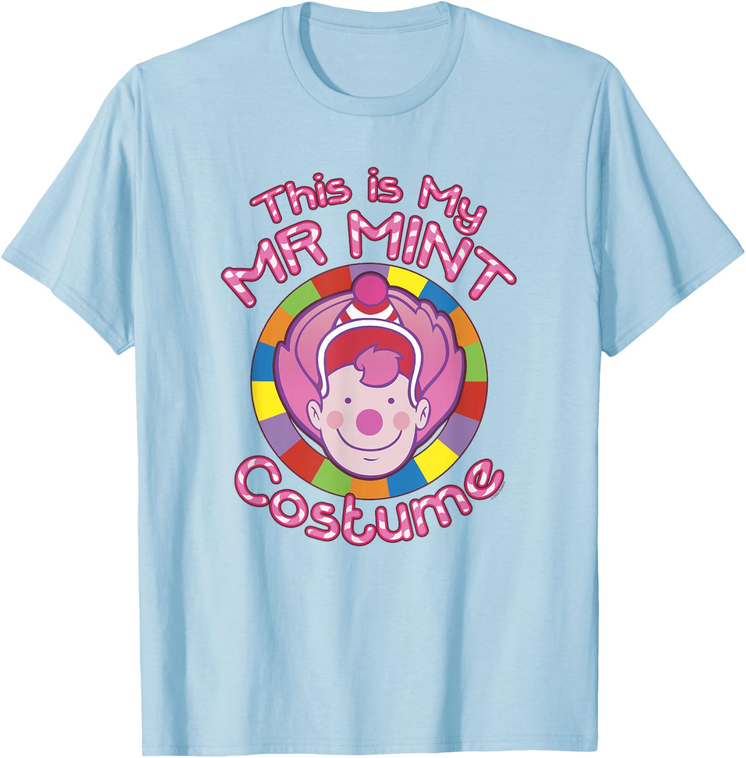 Candy Land Halloween This Is My Mr Mint Costume T-Shirt - T-Shirt | Light Blue