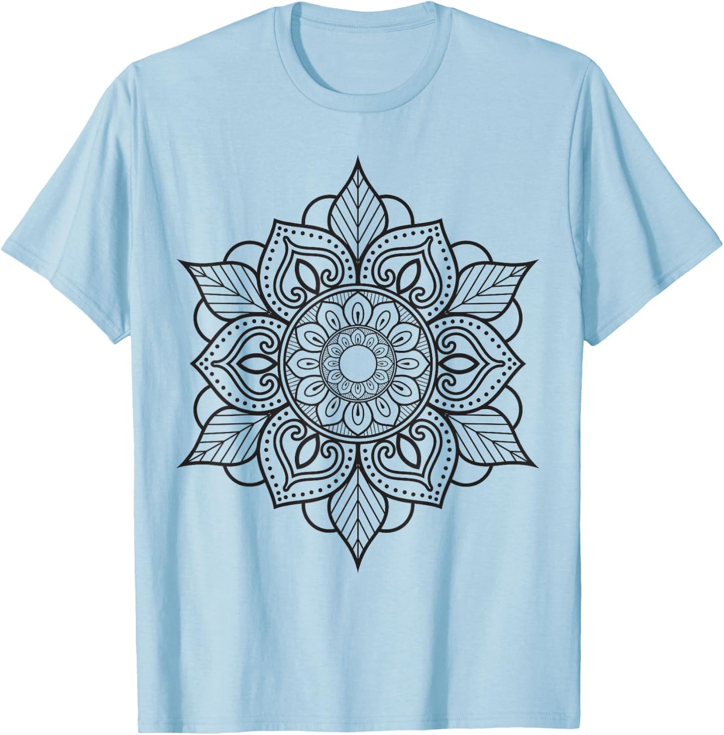 Mandala T-Shirt - T-Shirt | Light Blue