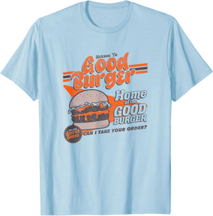 All That Distressed Welcome To Good Burger Home Of The Good T-Shirt - T-Shirt | Light Blue