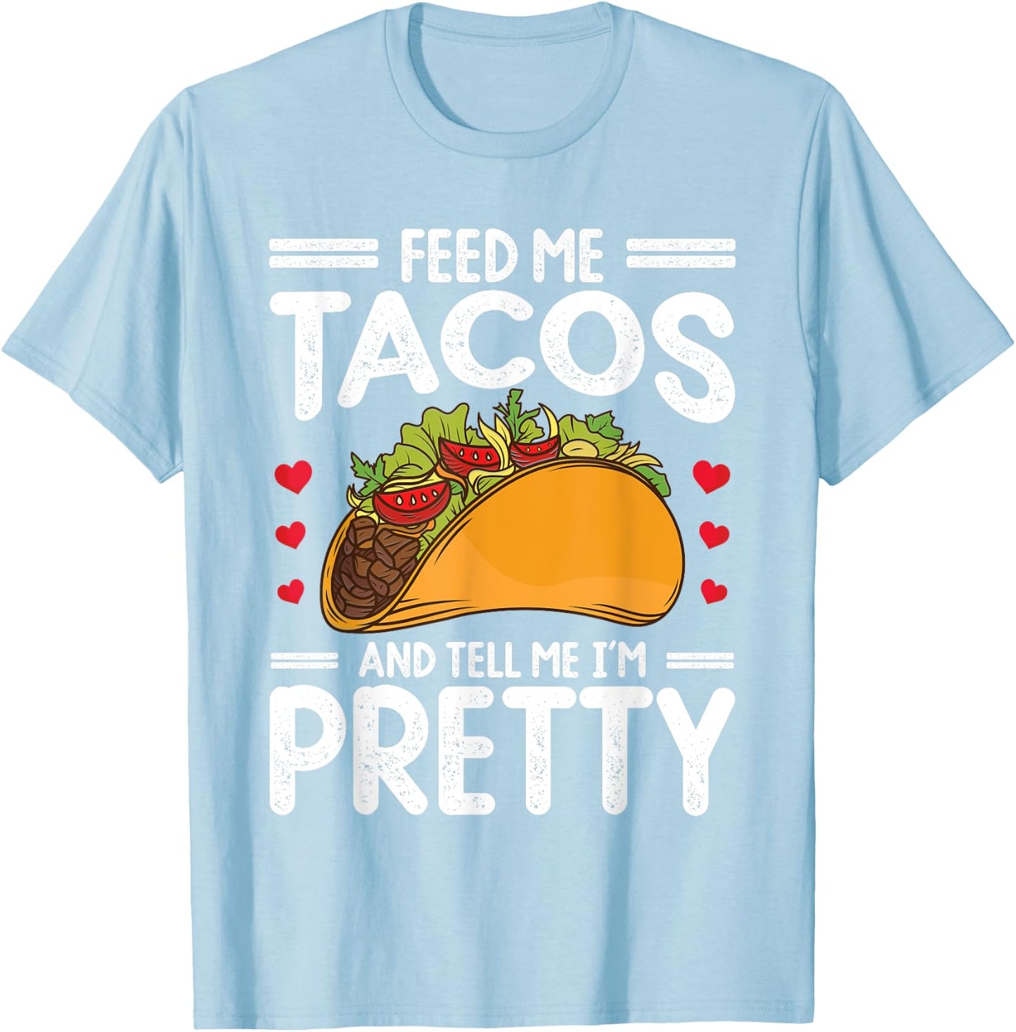 Taco Cinco de Mayo Funny Boys Men Women Mexican Food. T-Shirt - T-Shirt | Light Blue