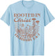 Colossians 2:7 Roots in Christ Scripture Christian Vintage T-Shirt - T-Shirt | Light Blue