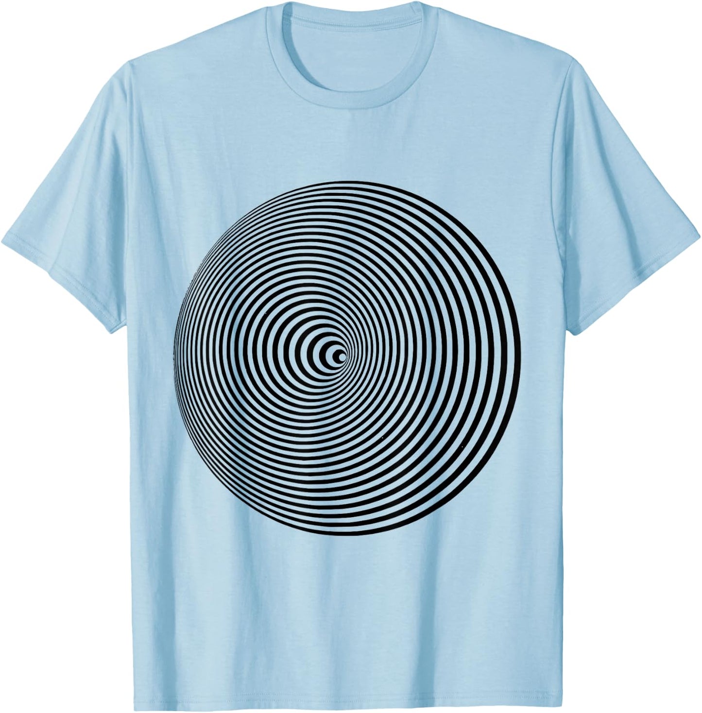 Optical Illusion T-Shirt - T-Shirt | Light Blue