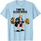 Time To Clean House Trump For President 2024 Workout Gym T-Shirt - T-Shirt | Light Blue