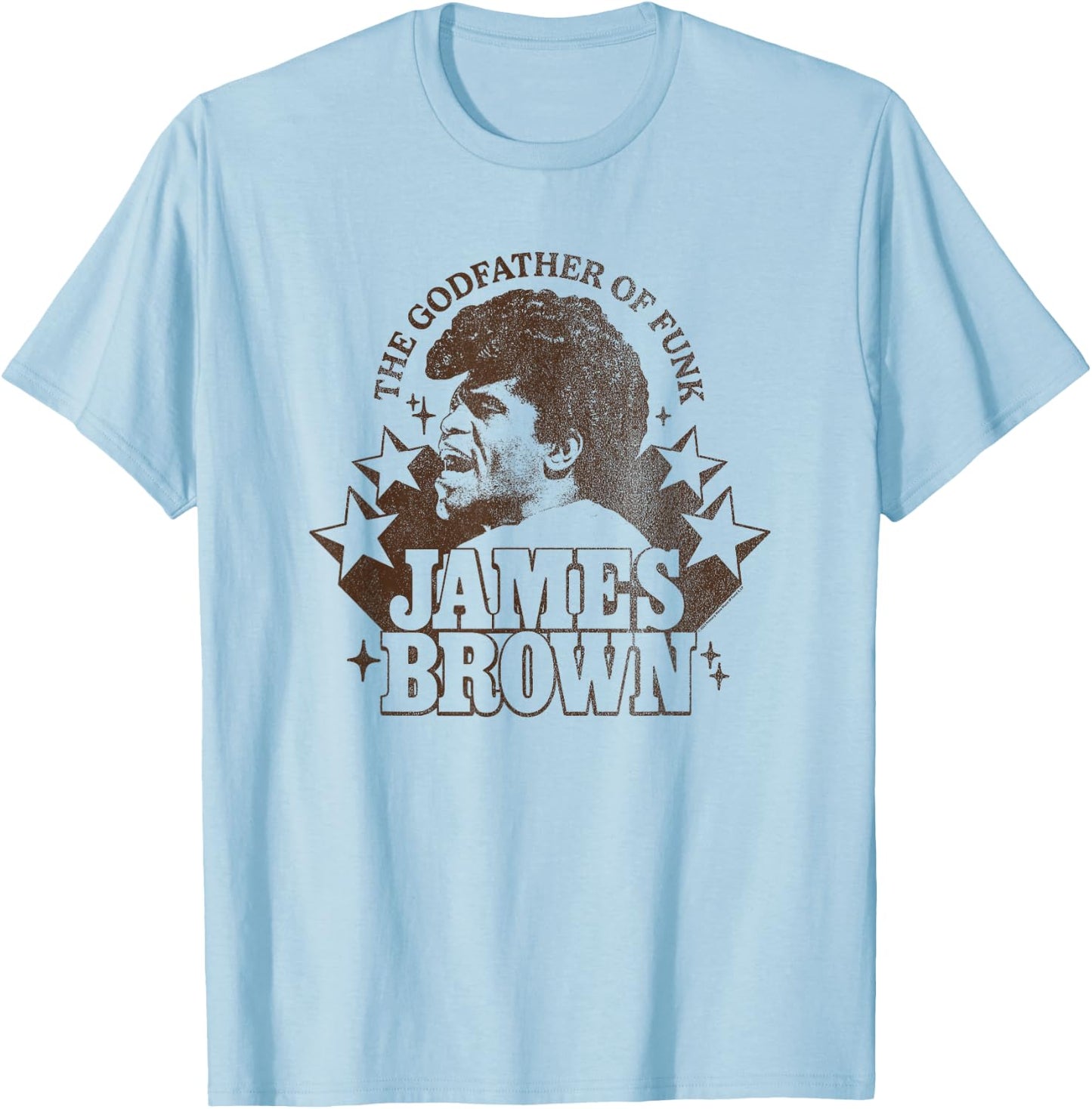 James Brown The Godfather of Funk T-Shirt - T-Shirt | Light Blue