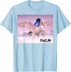 Purple Martin Unicorn T-Shirt - T-Shirt | Light Blue