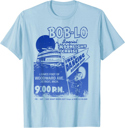 Boblo Island - Detroit, Michigan T-Shirt - T-Shirt | Light Blue