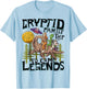 Funny Bigfoot Nessie Unicorn Alien - UFO - Cryptid Legends T-Shirt - T-Shirt | Light Blue