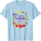 Promoted To Madrinha Portuguese Godmother Floral Mothers Day T-Shirt - T-Shirt | Light Blue