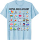 Mental Health tie Clothing Counselor Shirt Women Therapist T-Shirt - T-Shirt | Light Blue