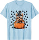 Yorkie Halloween Costume Pumpkin Men Women Kids Dog T-Shirt - T-Shirt | Light Blue