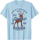 Minocqua Bulk - The Great North WI Minocqua T-Shirt - T-Shirt | Light Blue
