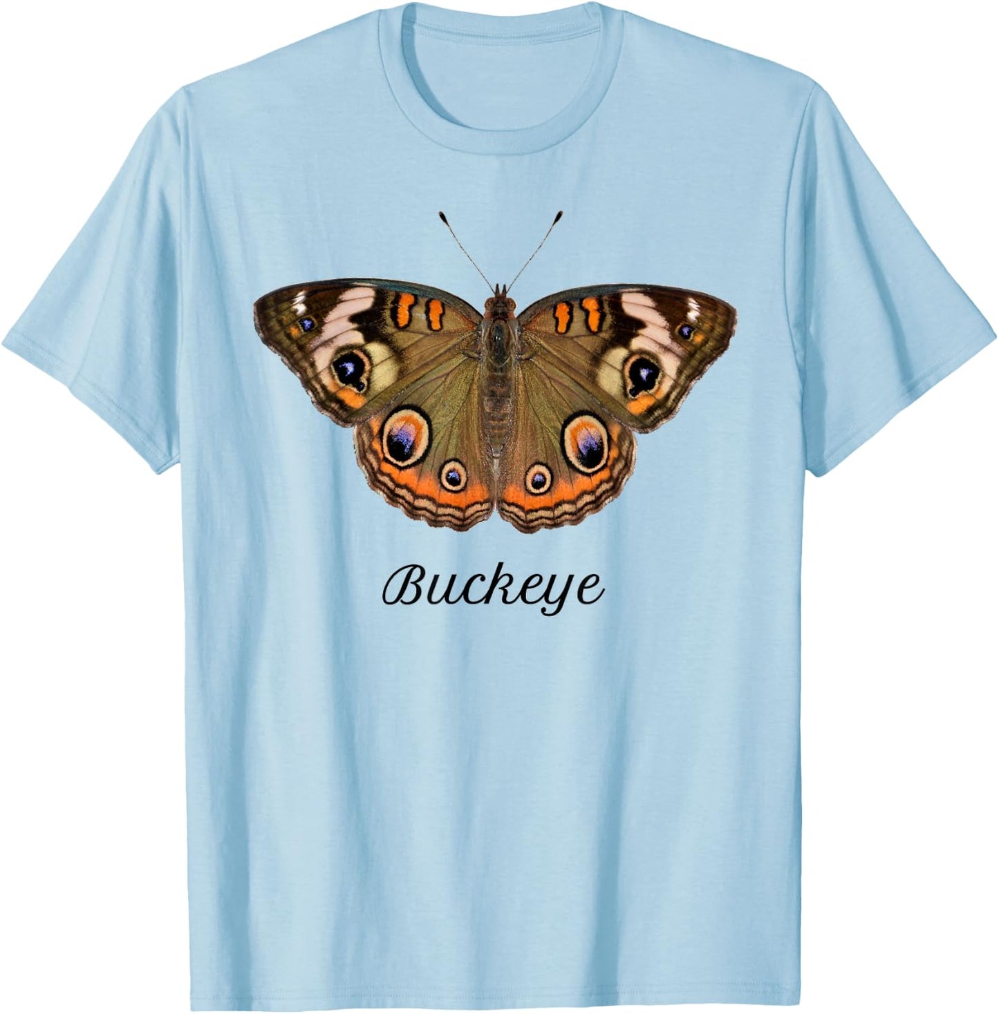 Buckeye Butterfly T-Shirt - T-Shirt | Light Blue