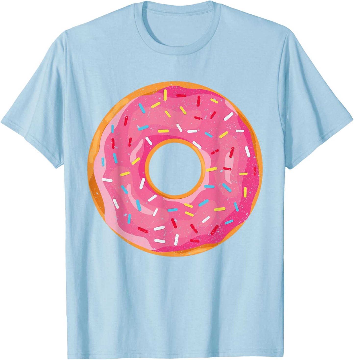 Donut Doughnut Costume Shirt T-Shirt - T-Shirt | Light Blue