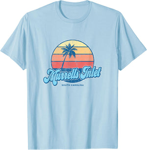 Vintage Murrells Inlet South Carolina SC Classic 70s Retro S T-Shirt - T-Shirt | Light Blue