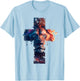 Lion of Judah Cross of Jesus Christ Christian Faith Graphic T-Shirt - T-Shirt | Light Blue