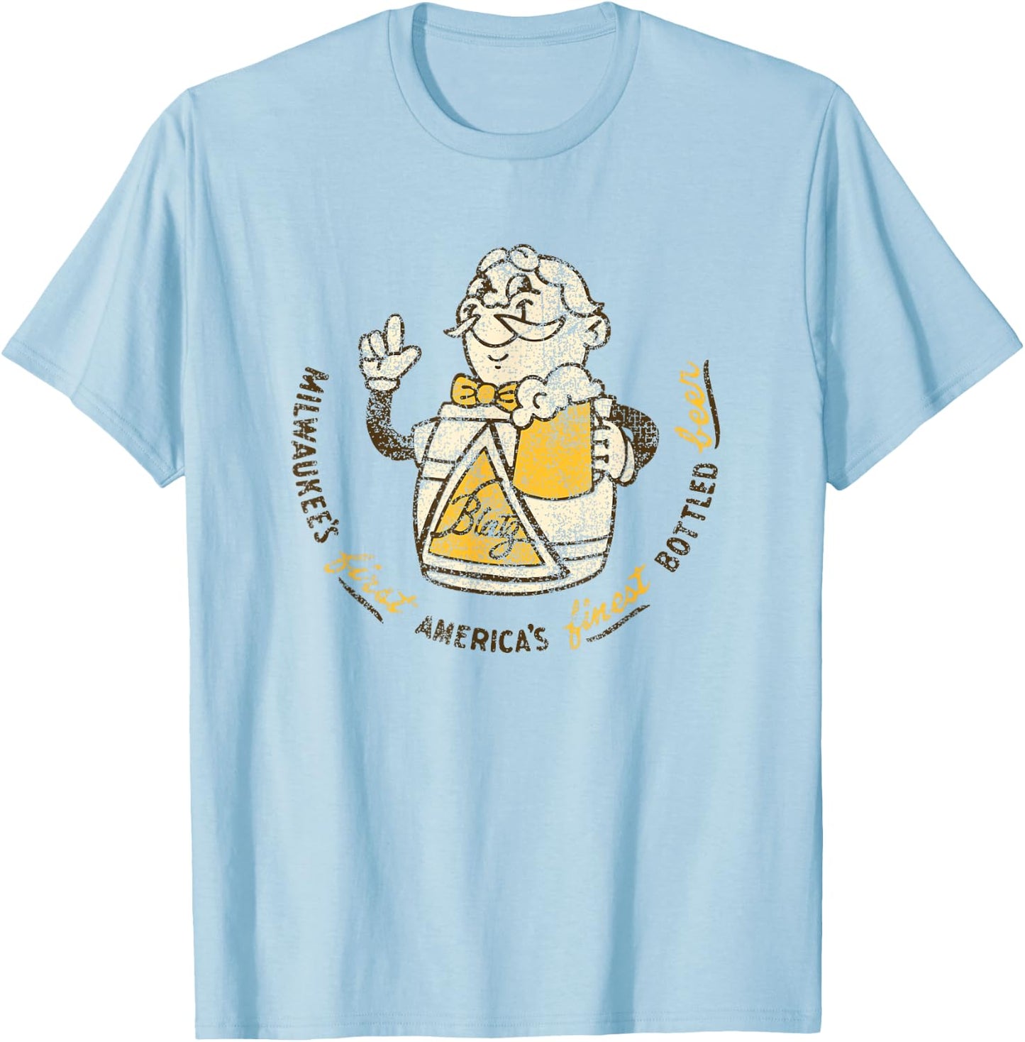 Blatz Beer Vintage Style - America's Finest T-Shirt - T-Shirt | Light Blue