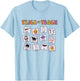 Retro Trick Or Treat Halloween Special Education Teacher T-Shirt - T-Shirt | Light Blue