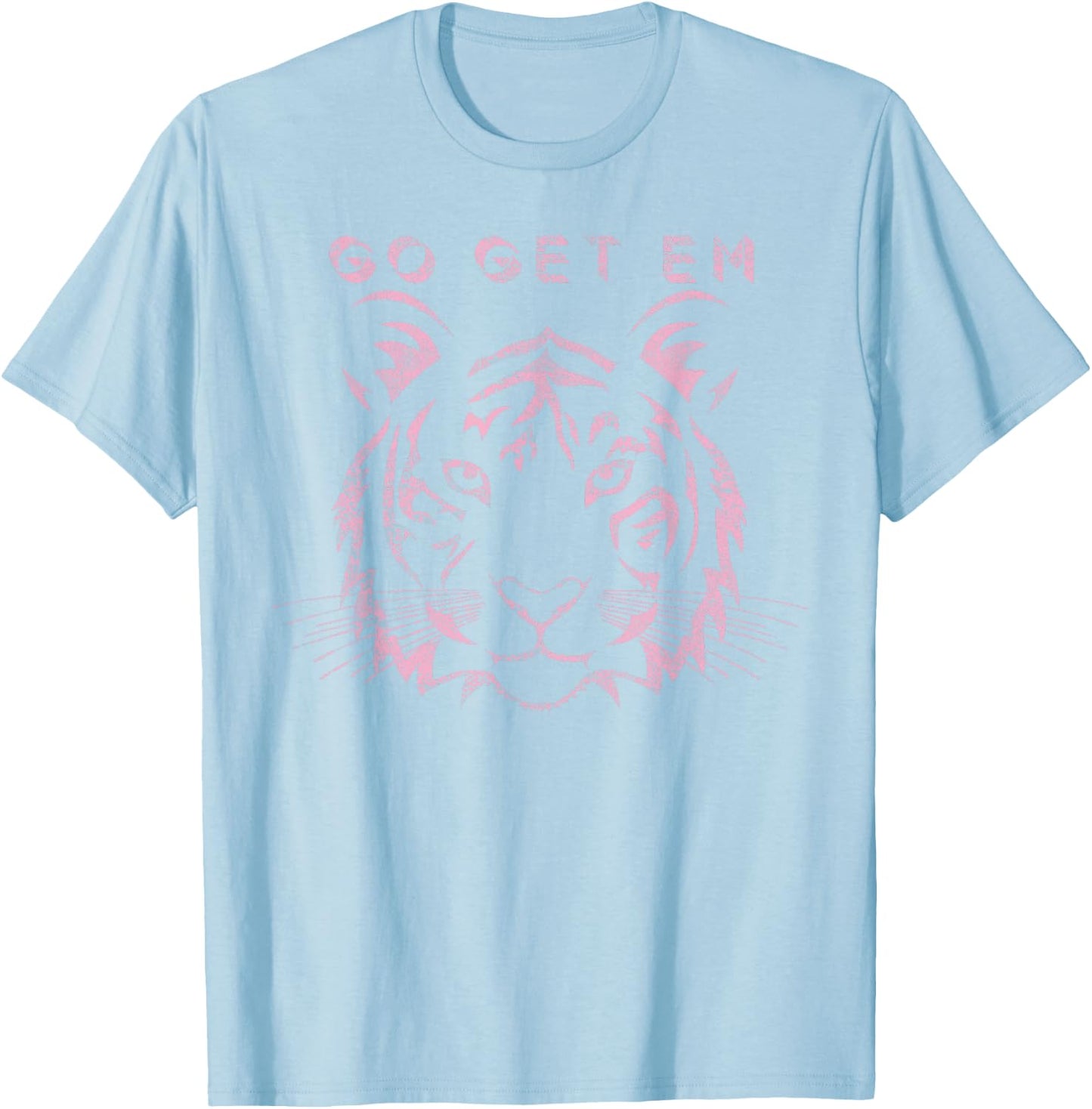 Go Get Em Tiger T-Shirt - T-Shirt | Light Blue