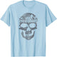 The Goonies Skull on White T-Shirt - T-Shirt | Light Blue