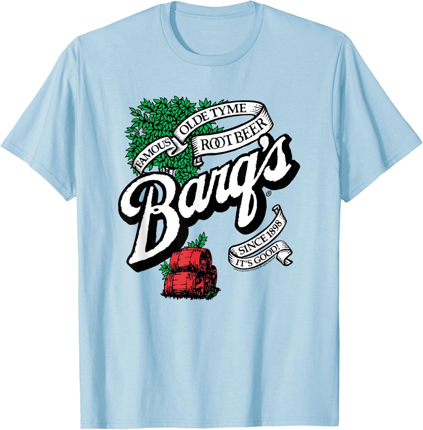 Coca-Cola - Barq's Olde Tyme Root Beer T-Shirt - T-Shirt | Light Blue