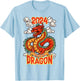 Chinese New Year of the Dragon 2024 Red Orange T-Shirt - T-Shirt | Light Blue