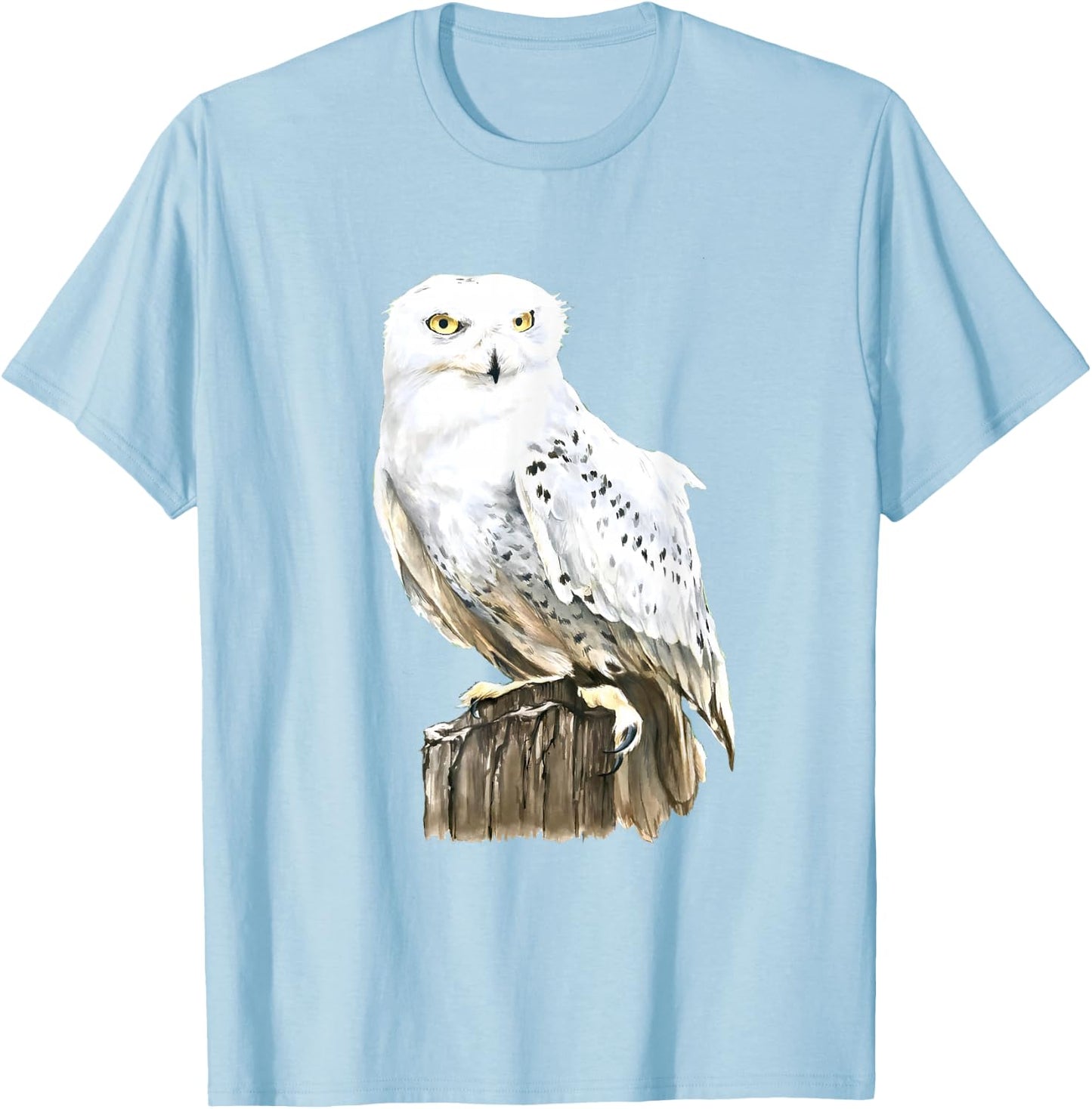 Owl shirt for , owl shirt , owl for boys T-Shirt - T-Shirt | Light Blue