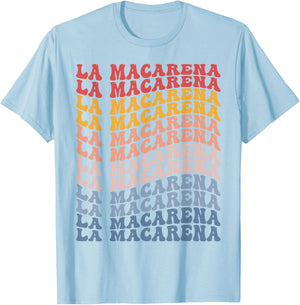 La Macarena City Groovy Retro T-Shirt - T-Shirt | Light Blue