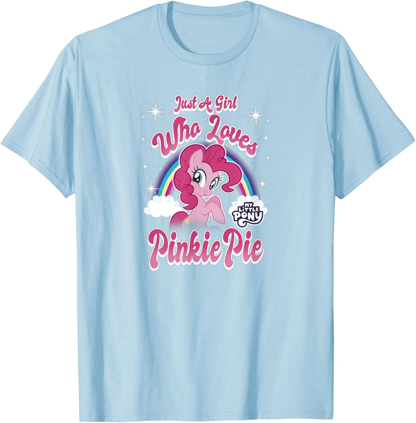 My Little Pony: Friendship Is Magic Girl Loves Pinkie Pie T-Shirt - T-Shirt | Light Blue