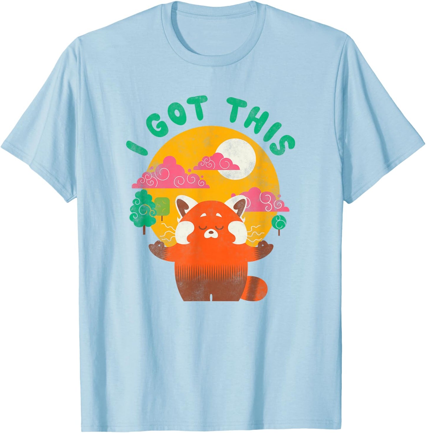 Disney Pixar Turning Red Mei Meditate I Got This T-Shirt - T-Shirt | Light Blue