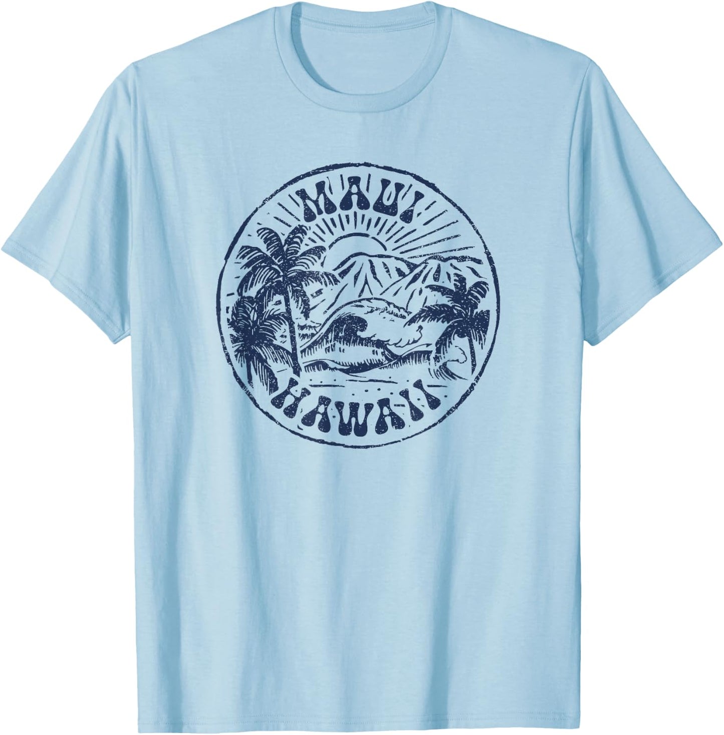 Maui Hawaii T-Shirt - T-Shirt | Light Blue