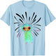 Watercolor Secretary Bird African Sagittarius Serpentarius T-Shirt - T-Shirt | Light Blue