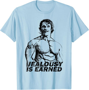 Bodybuilding Gym Inspiration Arnold Old School Golden Era T-Shirt - T-Shirt | Light Blue