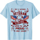 I Am A Woman I'm A Veteran I Have A DD-214 I Walked The Walk T-Shirt - T-Shirt | Light Blue